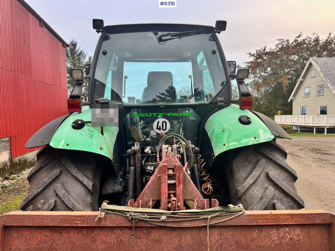 1999 Deutz Agrotron 150 w/ bucket and Front loader from 2020. - Trattore: foto 5 1999 Deutz Agrotron 150 w/ bucket and Front loader from 2020. - Trattore: foto 5