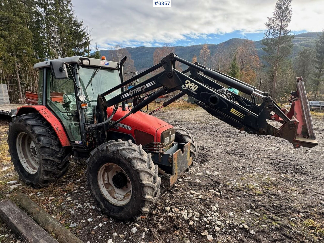 2000 Massey Ferguson 4255 m/ frontlaster - Trattore: foto 5 2000 Massey Ferguson 4255 m/ frontlaster - Trattore: foto 5