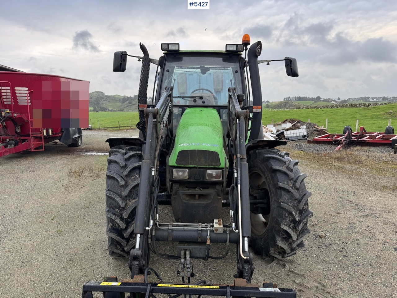 2001 Deutz Fahr Agrotron 90 w/front loader. - Trattore: foto 3 2001 Deutz Fahr Agrotron 90 w/front loader. - Trattore: foto 3