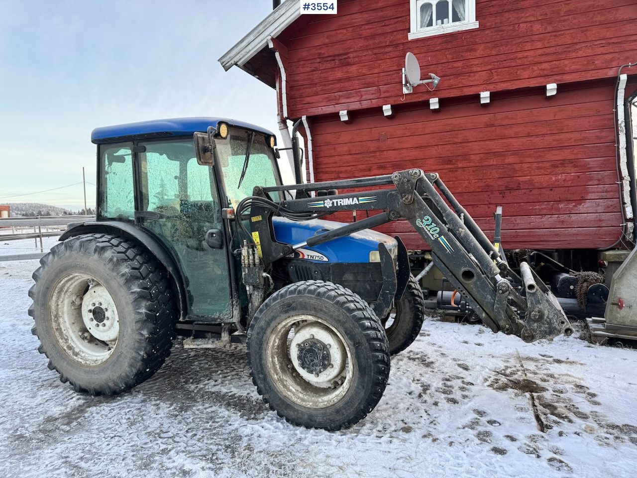 2003 New Holland TN75D 4x4 w/ Front Loader. 4000 hours! - Trattore: foto 1 2003 New Holland TN75D 4x4 w/ Front Loader. 4000 hours! - Trattore: foto 1