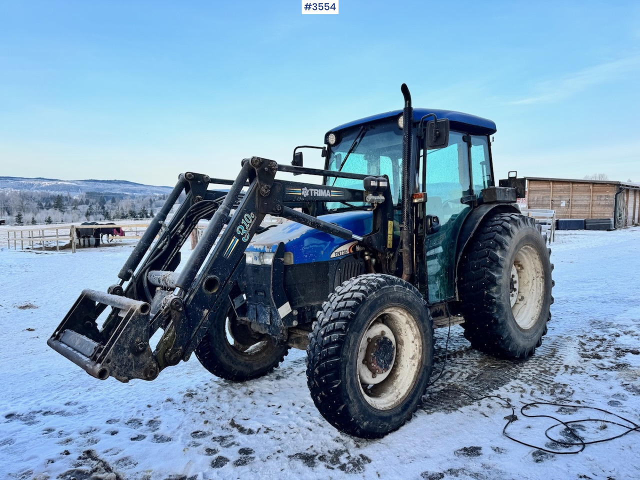 2003 New Holland TN75D 4x4 w/ Front Loader. 4000 hours! - Trattore: foto 4 2003 New Holland TN75D 4x4 w/ Front Loader. 4000 hours! - Trattore: foto 4