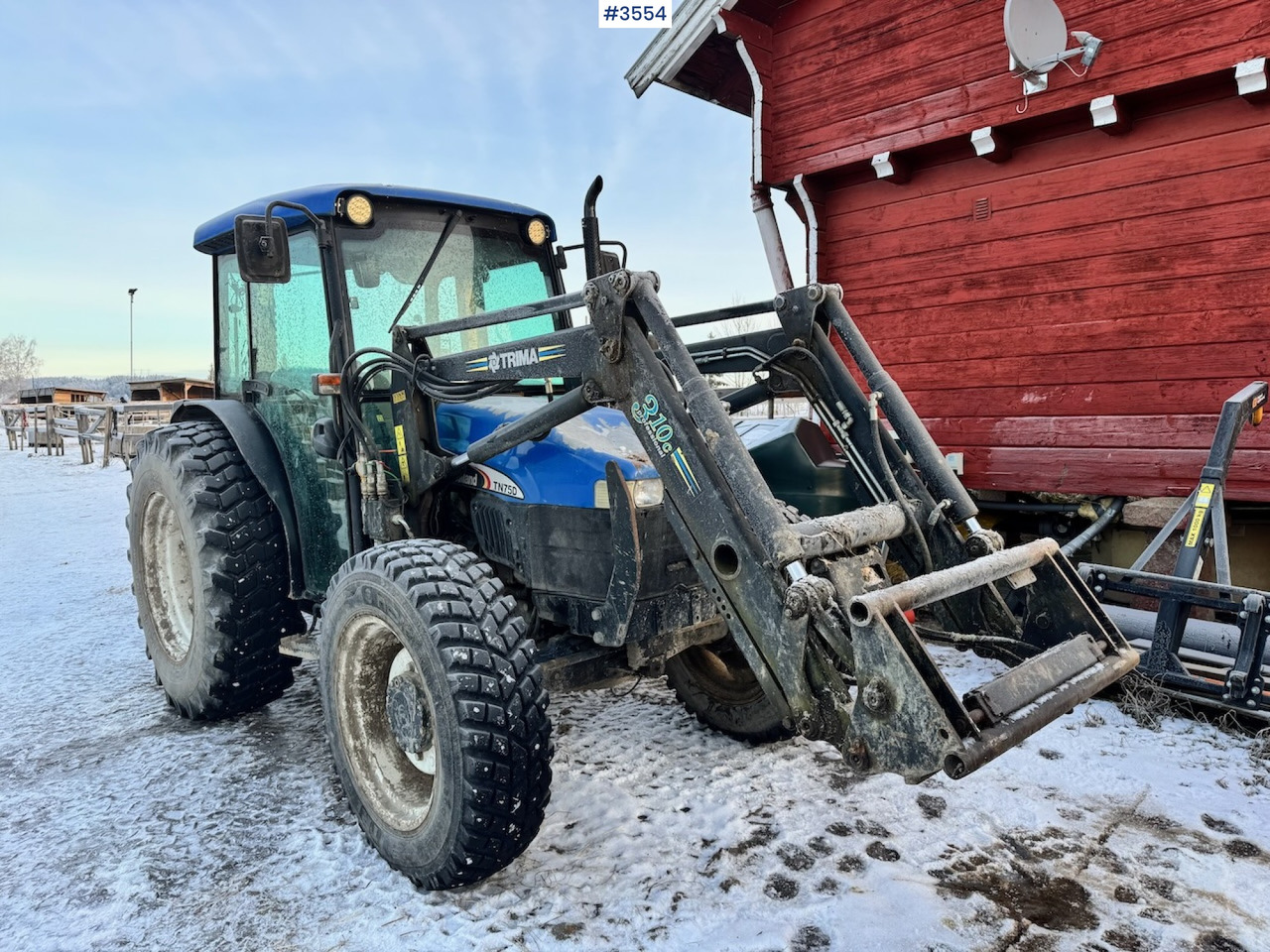 2003 New Holland TN75D 4x4 w/ Front Loader. 4000 hours! - Trattore: foto 2 2003 New Holland TN75D 4x4 w/ Front Loader. 4000 hours! - Trattore: foto 2