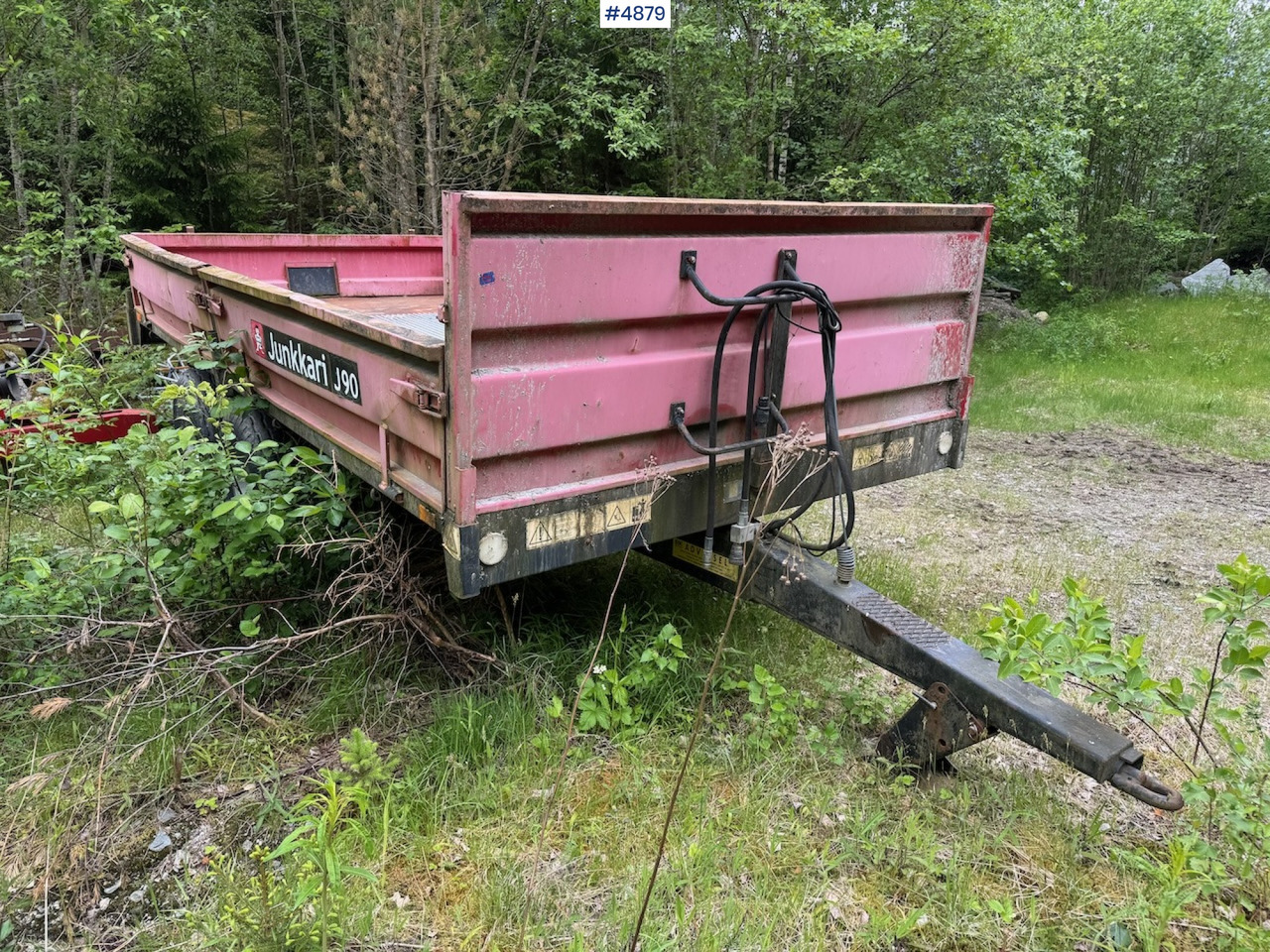 Rimorchio agricolo 2005 Junkkari J90: foto 8 Rimorchio agricolo 2005 Junkkari J90: foto 8