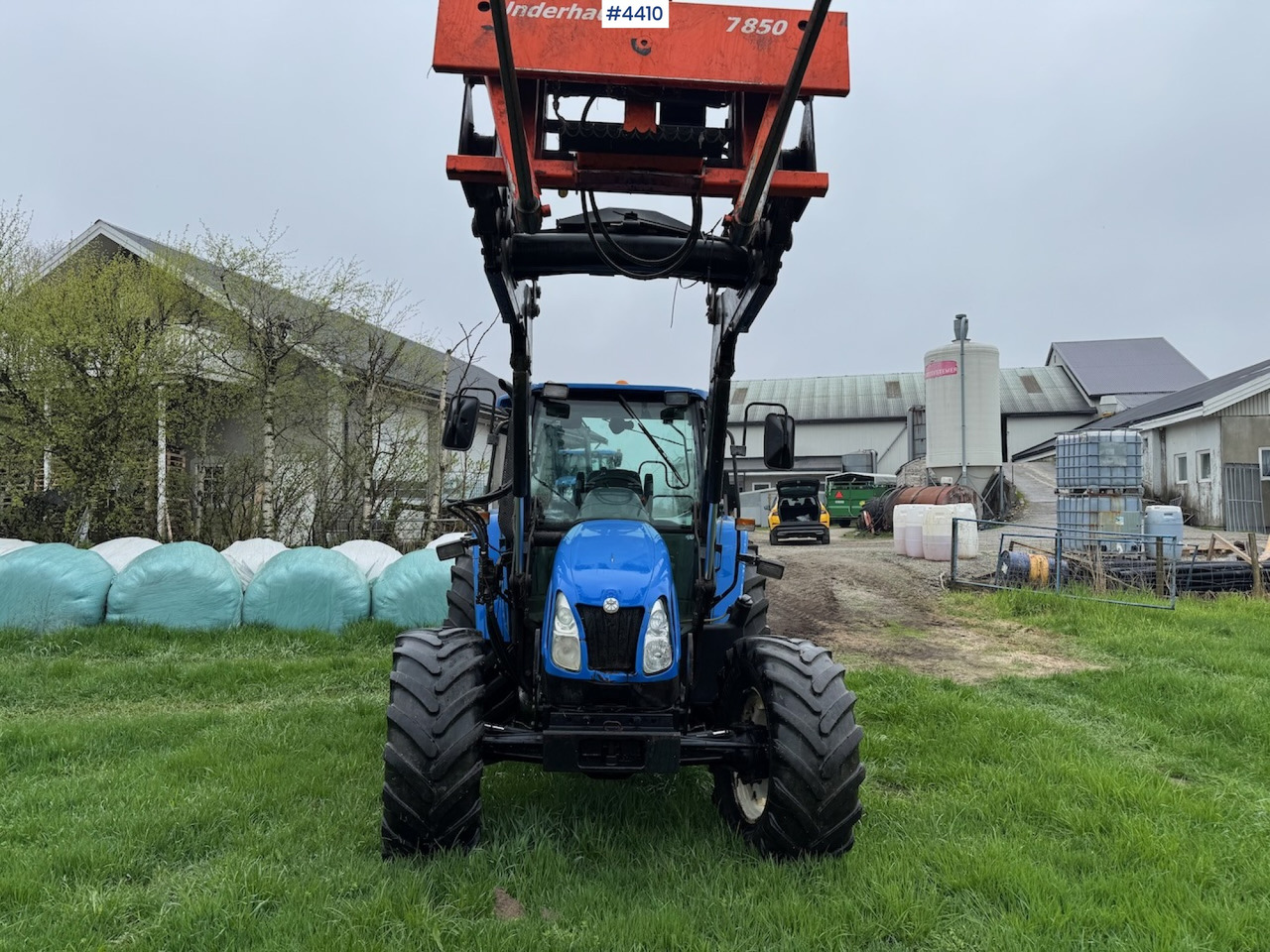 Trattore 2006 New Holland TL100 A w/Front Loader.: foto 7