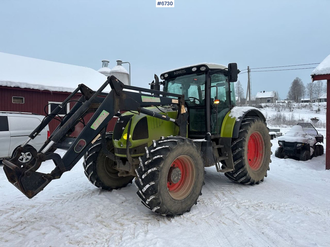 2007 Claas Ares 697 4x4 with front loader. SEE VIDEO. - Trattore: foto 1 2007 Claas Ares 697 4x4 with front loader. SEE VIDEO. - Trattore: foto 1