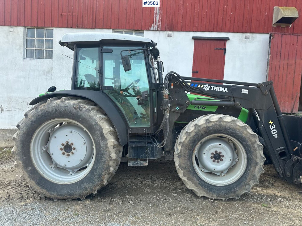 2008 Deutz-Fahr Agrofarm 100 traktor w/ Trima Front loader. See hours! - Trattore: foto 2 2008 Deutz-Fahr Agrofarm 100 traktor w/ Trima Front loader. See hours! - Trattore: foto 2