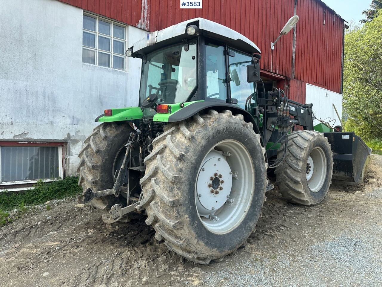 2008 Deutz-Fahr Agrofarm 100 traktor w/ Trima Front loader. See hours! - Trattore: foto 3 2008 Deutz-Fahr Agrofarm 100 traktor w/ Trima Front loader. See hours! - Trattore: foto 3