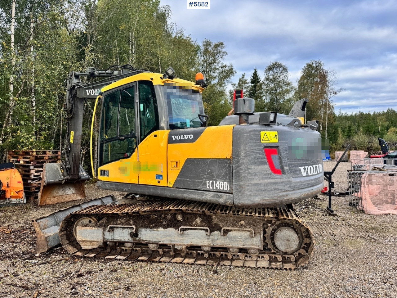 2013 Volvo EC140DL Crawler Excavator w/ Cleaning Bucket. - Escavatore: foto 5 2013 Volvo EC140DL Crawler Excavator w/ Cleaning Bucket. - Escavatore: foto 5