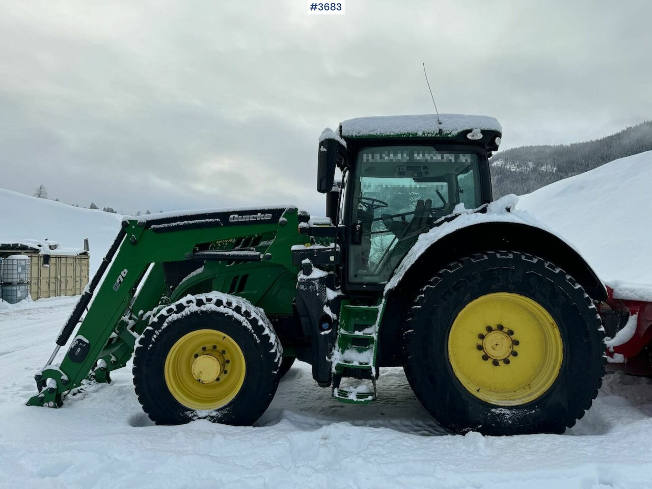 2016 John Deere 6175R 4x4 w/ front loader - Trattore: foto 3 2016 John Deere 6175R 4x4 w/ front loader - Trattore: foto 3