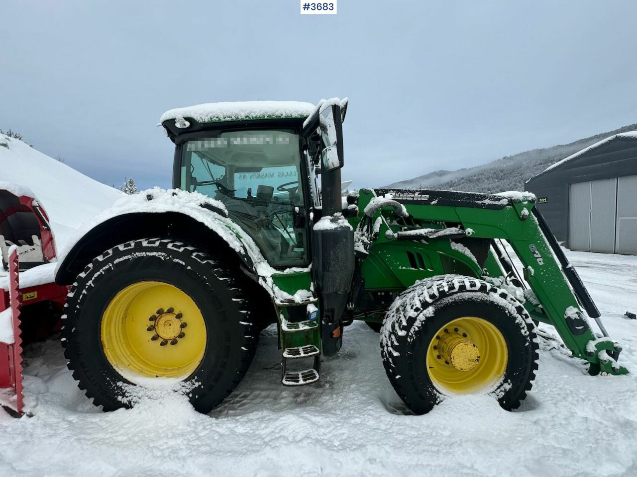 2016 John Deere 6175R 4x4 w/ front loader - Trattore: foto 1 2016 John Deere 6175R 4x4 w/ front loader - Trattore: foto 1