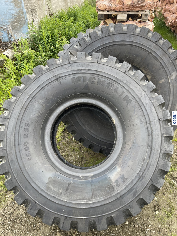 2018 Michelin XLZ 16.00 R20 Wheel Loader Tires - Pneumatico per Pala: foto 1 2018 Michelin XLZ 16.00 R20 Wheel Loader Tires - Pneumatico per Pala: foto 1