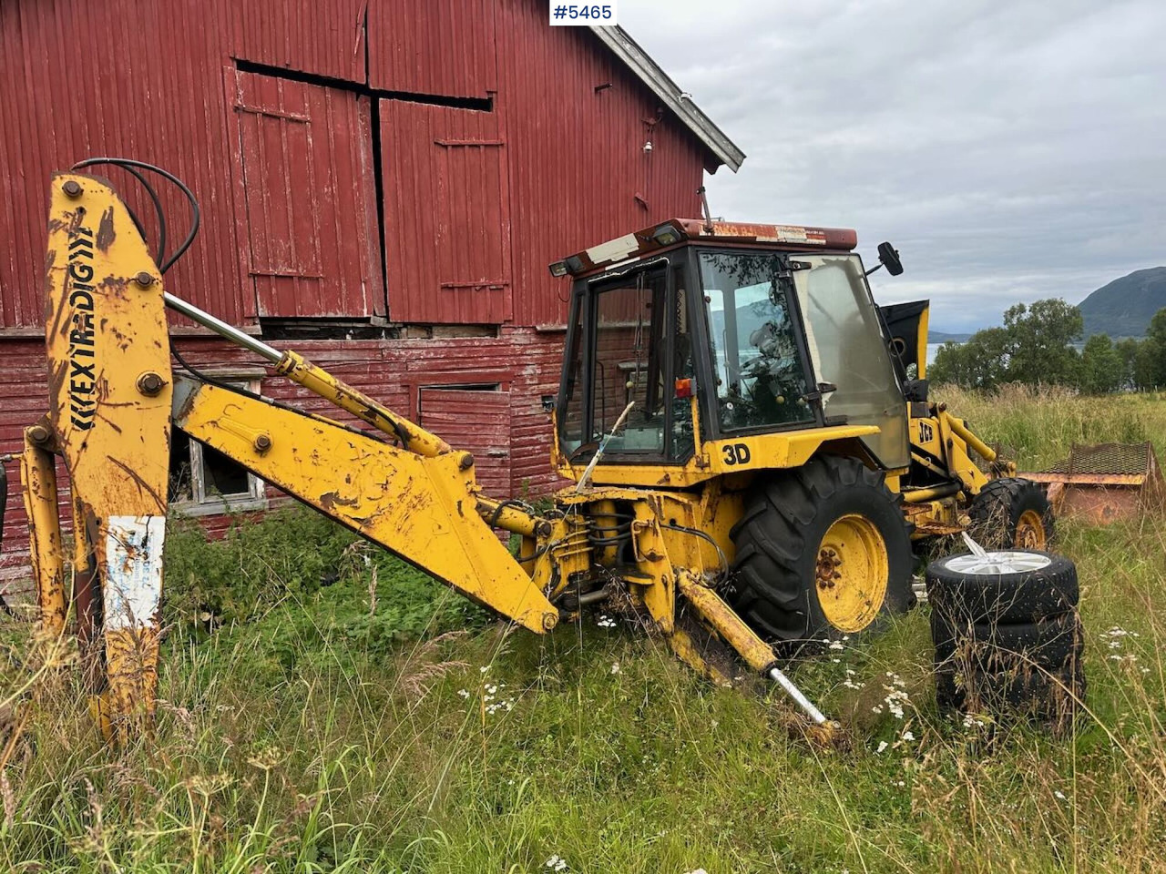 JCB Turbo 4x4 backhoe loader w/ pallet forks. Partial REP object. - Trattore: foto 4 JCB Turbo 4x4 backhoe loader w/ pallet forks. Partial REP object. - Trattore: foto 4