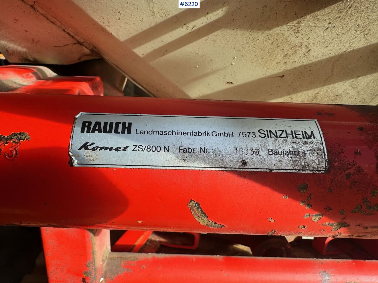 Spandiconcime Rauch Komet ZS800: foto 13 Spandiconcime Rauch Komet ZS800: foto 13