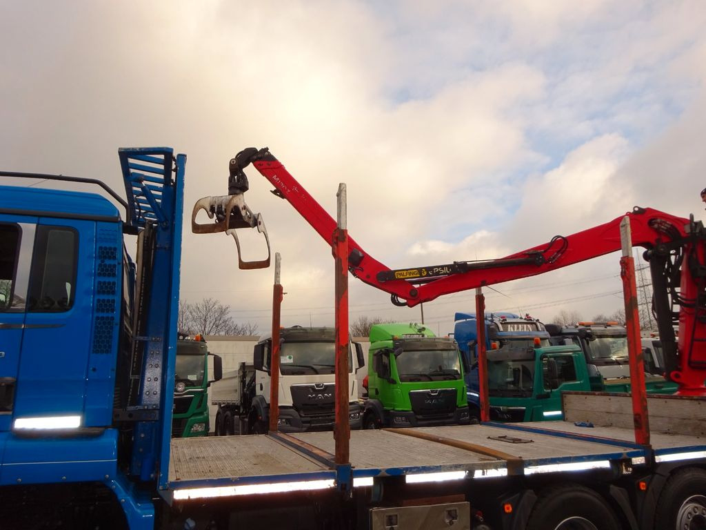 MAN 28.500 TGS mit EPSILON-Kran+Achleitner Anhänger - Camion trasporto legname, Camion con gru: foto 4 MAN 28.500 TGS mit EPSILON-Kran+Achleitner Anhänger - Camion trasporto legname, Camion con gru: foto 4