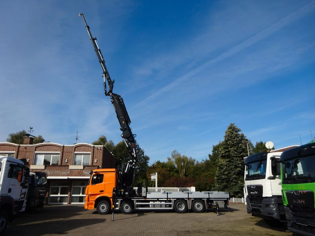 Mercedes-Benz 3751 Arocs Pritsche + HIAB 858 + JIB 8x2 Mercedes-Benz 3751 Arocs Pritsche + HIAB 858 + JIB 8x2 - Camion con gru, Autocarro con pianale/ Cassone fisso: foto 4 Mercedes-Benz 3751 Arocs Pritsche + HIAB 858 + JIB 8x2 Mercedes-Benz 3751 Arocs Pritsche + HIAB 858 + JIB 8x2 - Camion con gru, Autocarro con pianale/ Cassone fisso: foto 4