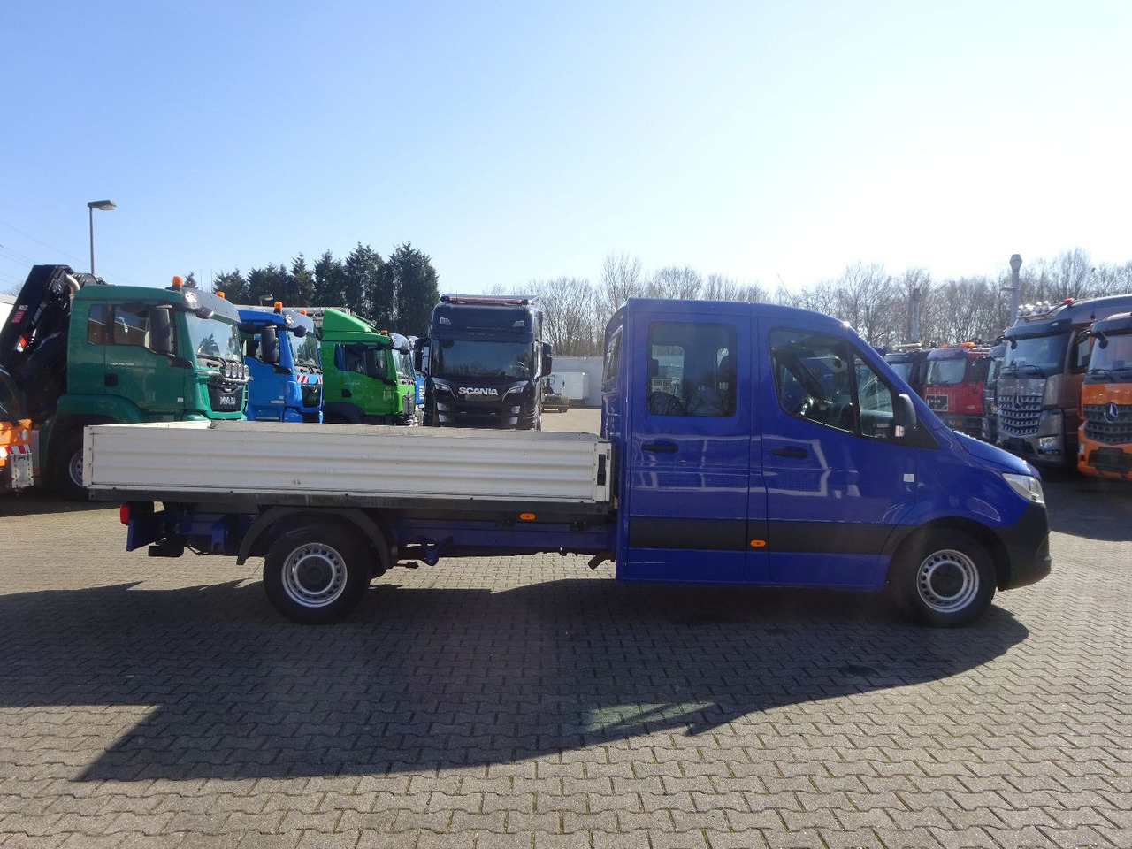 Furgone con cassone fisso, Furgone doppia cabina nuovo Mercedes-Benz Sprinter 314 CDI Pritsche Doppelkabiene 4x2: foto 6