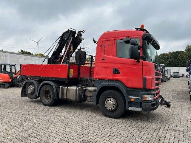 Scania 124 L 470 Pritsche + MKG HLK 201 HP 6x2 - Autocarro con pianale/ Cassone fisso, Camion con gru: foto 5 Scania 124 L 470 Pritsche + MKG HLK 201 HP 6x2 - Autocarro con pianale/ Cassone fisso, Camion con gru: foto 5