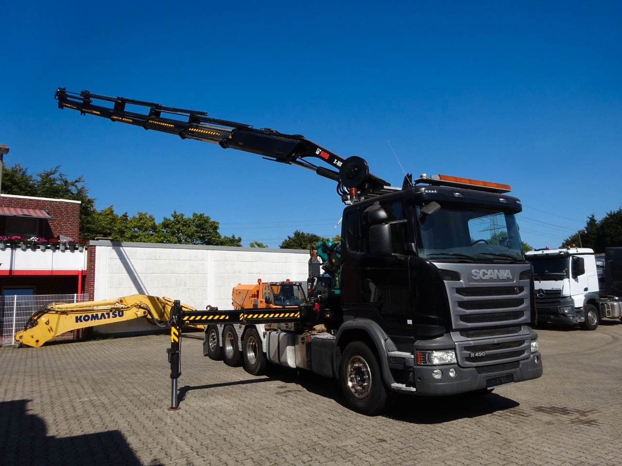 Scania R490 Abroller + HIAB 302E-6 Bj.2021 !Kran TRIDEM Scania R490 Abroller + HIAB 302E-6 Kran *BJ 2021* - Camion con gru, Autocarro scarrabile: foto 1 Scania R490 Abroller + HIAB 302E-6 Bj.2021 !Kran TRIDEM Scania R490 Abroller + HIAB 302E-6 Kran *BJ 2021* - Camion con gru, Autocarro scarrabile: foto 1