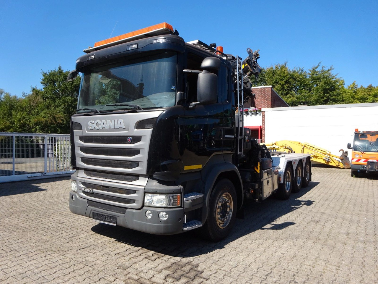 Scania R490 Abroller + HIAB 302E-6 Bj.2021 !Kran TRIDEM Scania R490 Abroller + HIAB 302E-6 Kran *BJ 2021* - Camion con gru, Autocarro scarrabile: foto 4 Scania R490 Abroller + HIAB 302E-6 Bj.2021 !Kran TRIDEM Scania R490 Abroller + HIAB 302E-6 Kran *BJ 2021* - Camion con gru, Autocarro scarrabile: foto 4