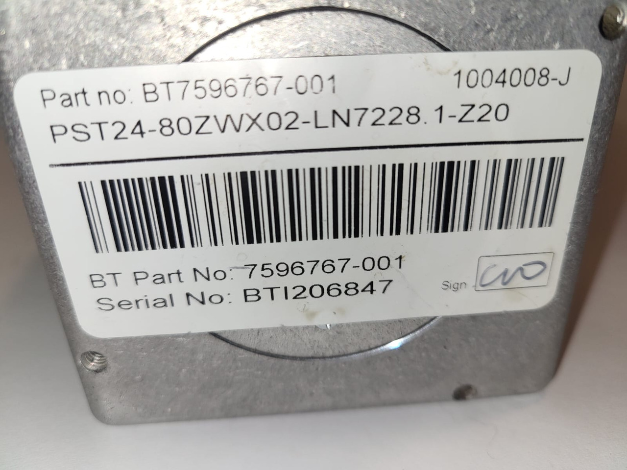 BT steering motor 7596767001 - Ricambi per Mezzo di movimentazione: foto 1 BT steering motor 7596767001 - Ricambi per Mezzo di movimentazione: foto 1