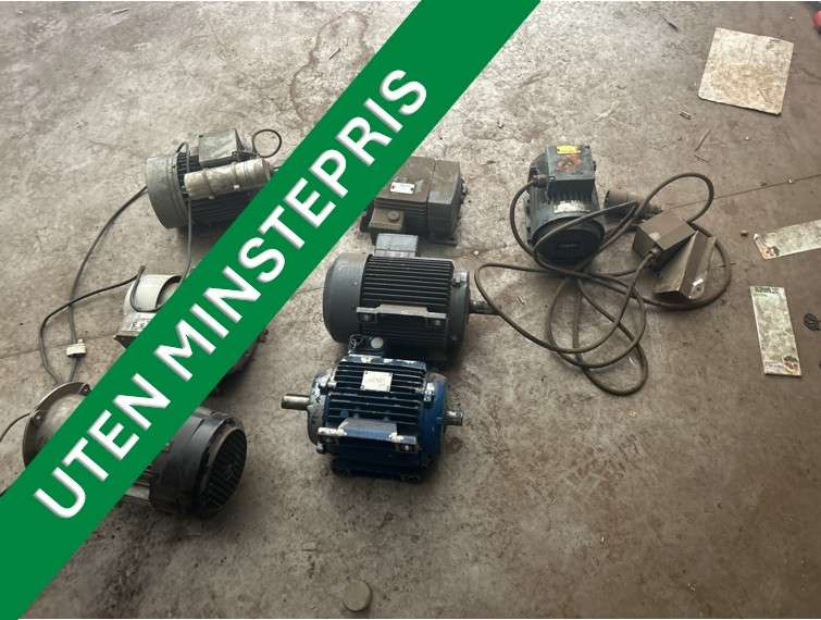 7 stk. elektromotorer (uten minstepris) - Attrezzature per officina: foto 1 7 stk. elektromotorer (uten minstepris) - Attrezzature per officina: foto 1