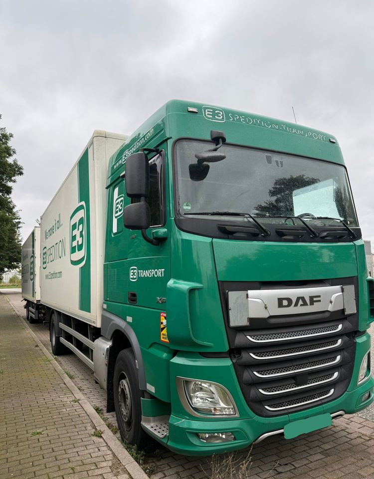 DAF XF ZESTAW TANDEM 2021 ORYGINALNY PRZEBIEG z Niemiec / PRZEJAZDOWY Z WINDĄ / - Autocarro furgonato: foto 3 DAF XF ZESTAW TANDEM 2021 ORYGINALNY PRZEBIEG z Niemiec / PRZEJAZDOWY Z WINDĄ / - Autocarro furgonato: foto 3