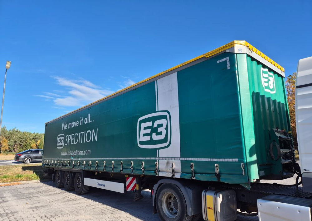 Krone BDE STANDARD PODNOSZONY DACH / z Niemiec PONADGABARYTY POSZERZANA OPONY 80% - Semirimorchio centinato: foto 1 Krone BDE STANDARD PODNOSZONY DACH / z Niemiec PONADGABARYTY POSZERZANA OPONY 80% - Semirimorchio centinato: foto 1