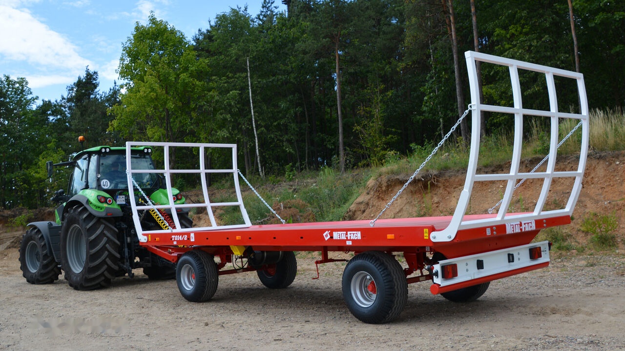 Metal-Fach Przyczepa platformowa do bel dwuosiowa T014/1 - 7.4t - Rimorchio piattaforma agricolo: foto 3 Metal-Fach Przyczepa platformowa do bel dwuosiowa T014/1 - 7.4t - Rimorchio piattaforma agricolo: foto 3