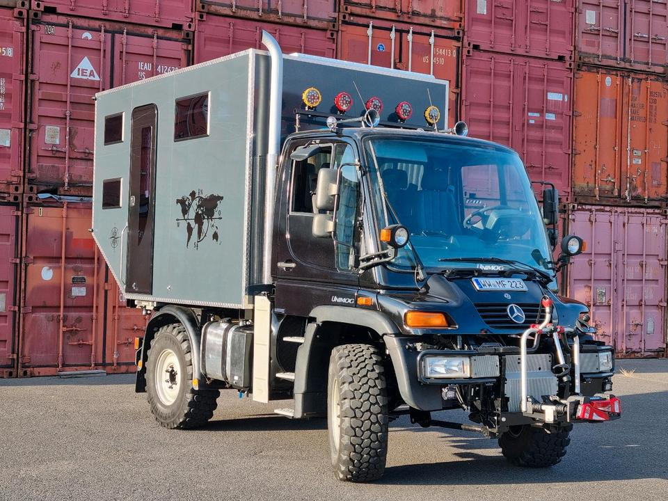 Unimog U300 Wohnmobil Camper Mercedes-Benz 405 U 300 400 Expeditionsfahrzeug Expeditionsmobil - Camper: foto 1 Unimog U300 Wohnmobil Camper Mercedes-Benz 405 U 300 400 Expeditionsfahrzeug Expeditionsmobil - Camper: foto 1