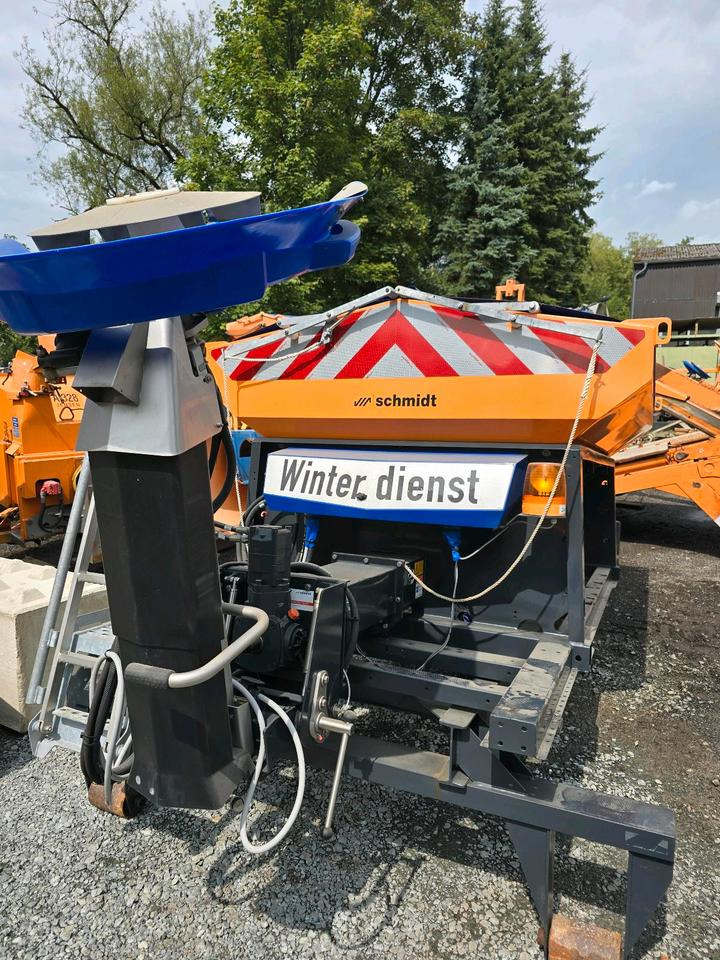 Spargisale nuovo Neuwertiger Schmidt Stratos S30-27 VEP-490 Salzstreuer für Hakenlift Abrollcontainer Streuautomat Winterdienst Streusilo für LKW: foto 10