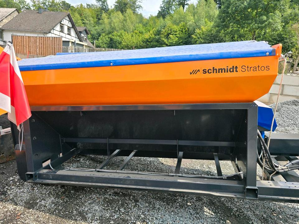 Spargisale nuovo Neuwertiger Schmidt Stratos S30-27 VEP-490 Salzstreuer für Hakenlift Abrollcontainer Streuautomat Winterdienst Streusilo für LKW: foto 8