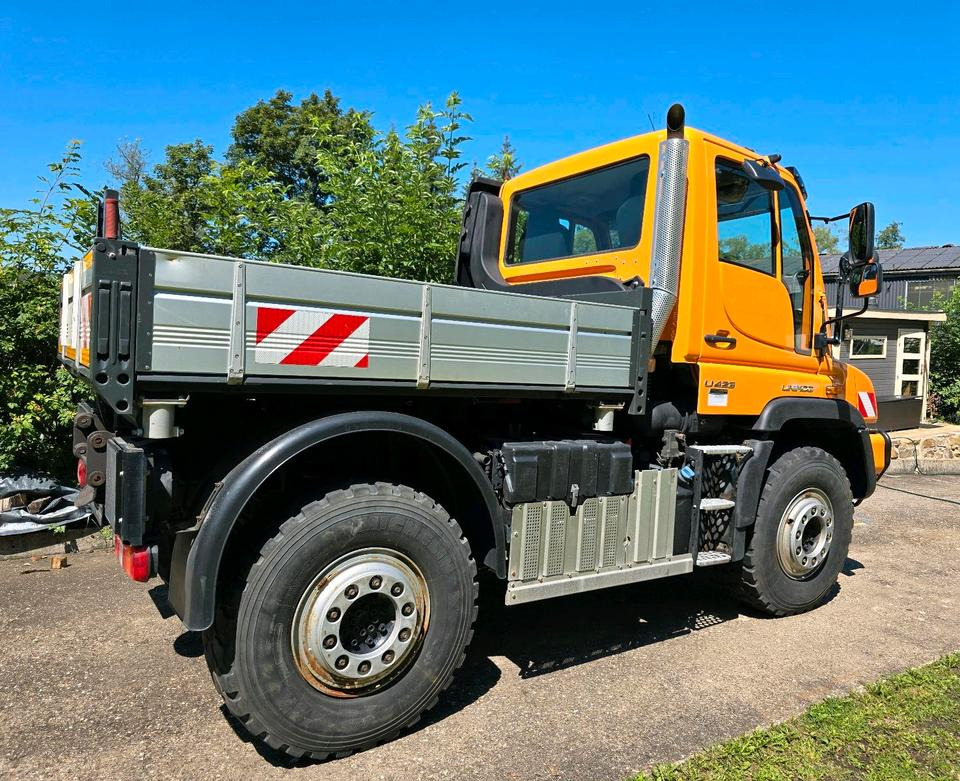 Unimog 405 U423 Mercedes-Benz U 423 Variopilot Easy-Drive Hydrostat 427 430 727 429 Dücker - Autocarro con pianale/ Cassone fisso, Veicolo speciale/ Comunale: foto 3 Unimog 405 U423 Mercedes-Benz U 423 Variopilot Easy-Drive Hydrostat 427 430 727 429 Dücker - Autocarro con pianale/ Cassone fisso, Veicolo speciale/ Comunale: foto 3