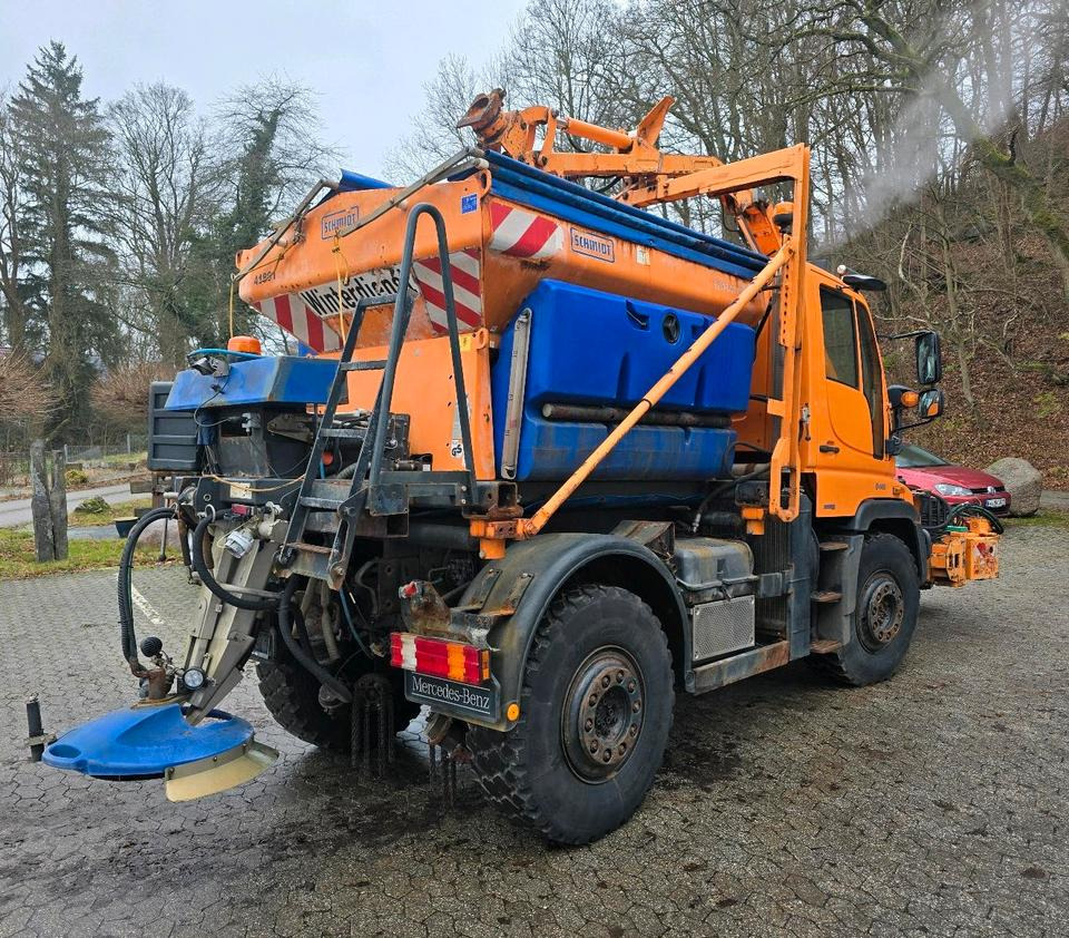 Mercedes-Benz Unimog 405 U400 mit Mulag MKM 700 Schmidt Stratos Salzstreuer 400 500 300 423 430 527 Dücker - Veicolo speciale/ Comunale: foto 3 Mercedes-Benz Unimog 405 U400 mit Mulag MKM 700 Schmidt Stratos Salzstreuer 400 500 300 423 430 527 Dücker - Veicolo speciale/ Comunale: foto 3