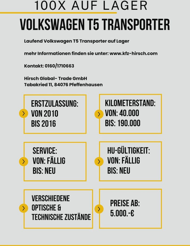 Volkswagen T5 Transporter 2.0TDI EU5*2xSchiebetüre*1.Hand* - Furgone: foto 3 Volkswagen T5 Transporter 2.0TDI EU5*2xSchiebetüre*1.Hand* - Furgone: foto 3