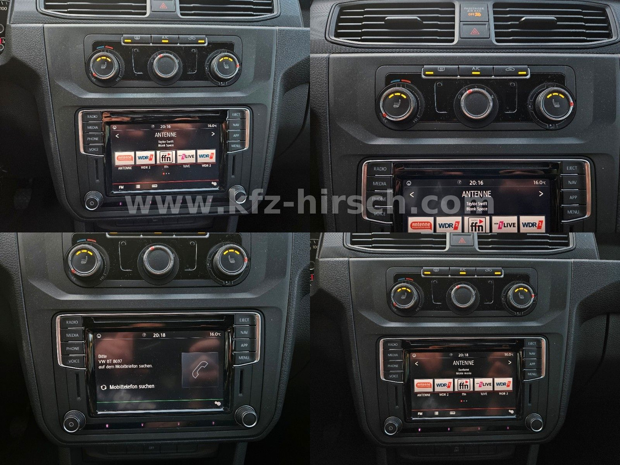 Pulmino Volkswagen Caddy Temp*Sitzhzg*Navi*Blueth*2xSchiebetüre*1Hd: foto 14