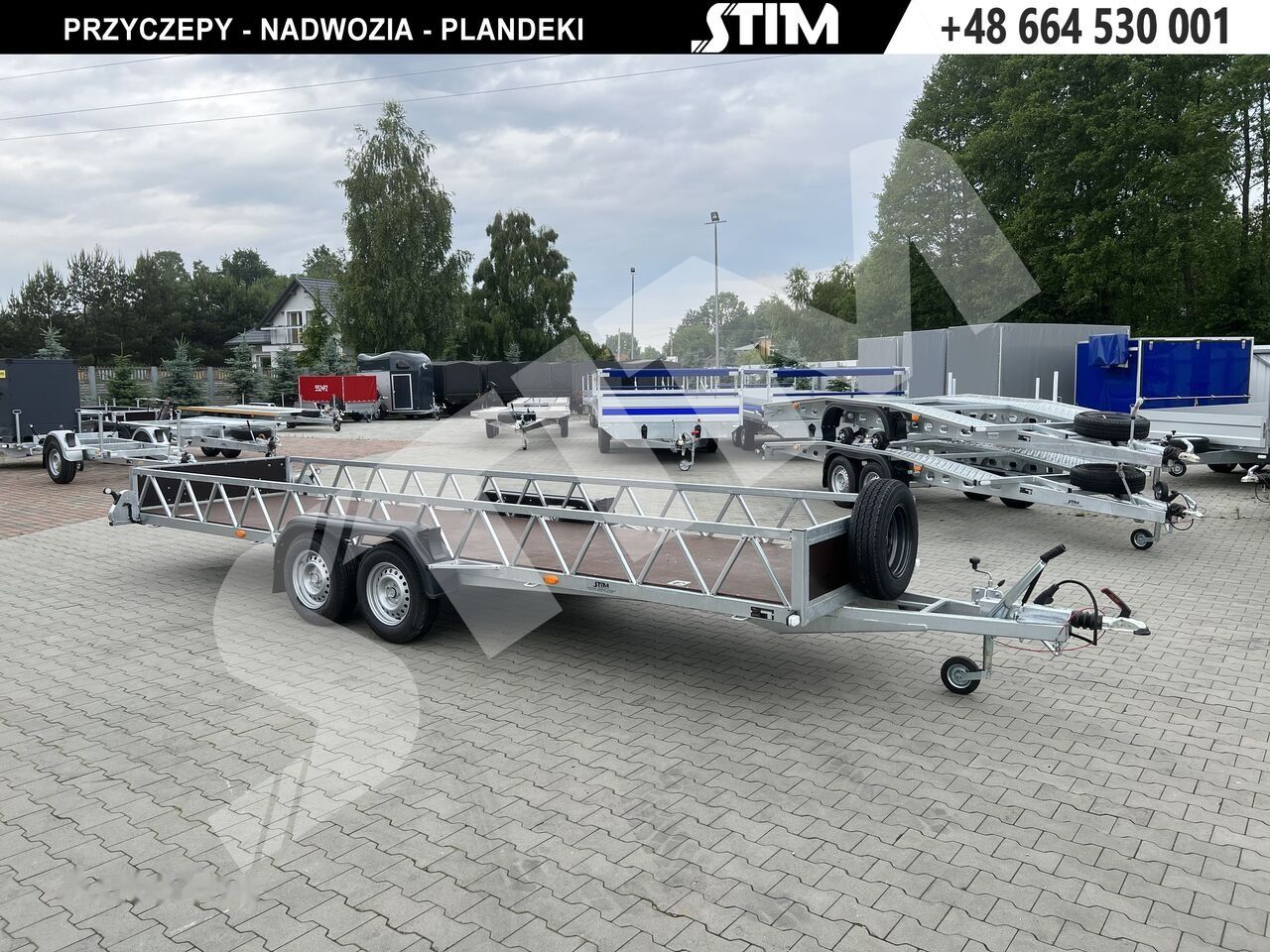 Stim S22-27/6015DŁ - dłużyca - Rimorchio pianale/ Cassonato: foto 1 Stim S22-27/6015DŁ - dłużyca - Rimorchio pianale/ Cassonato: foto 1