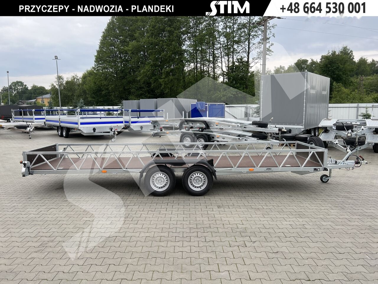 Stim S22-27/6015DŁ - dłużyca - Rimorchio pianale/ Cassonato: foto 2 Stim S22-27/6015DŁ - dłużyca - Rimorchio pianale/ Cassonato: foto 2