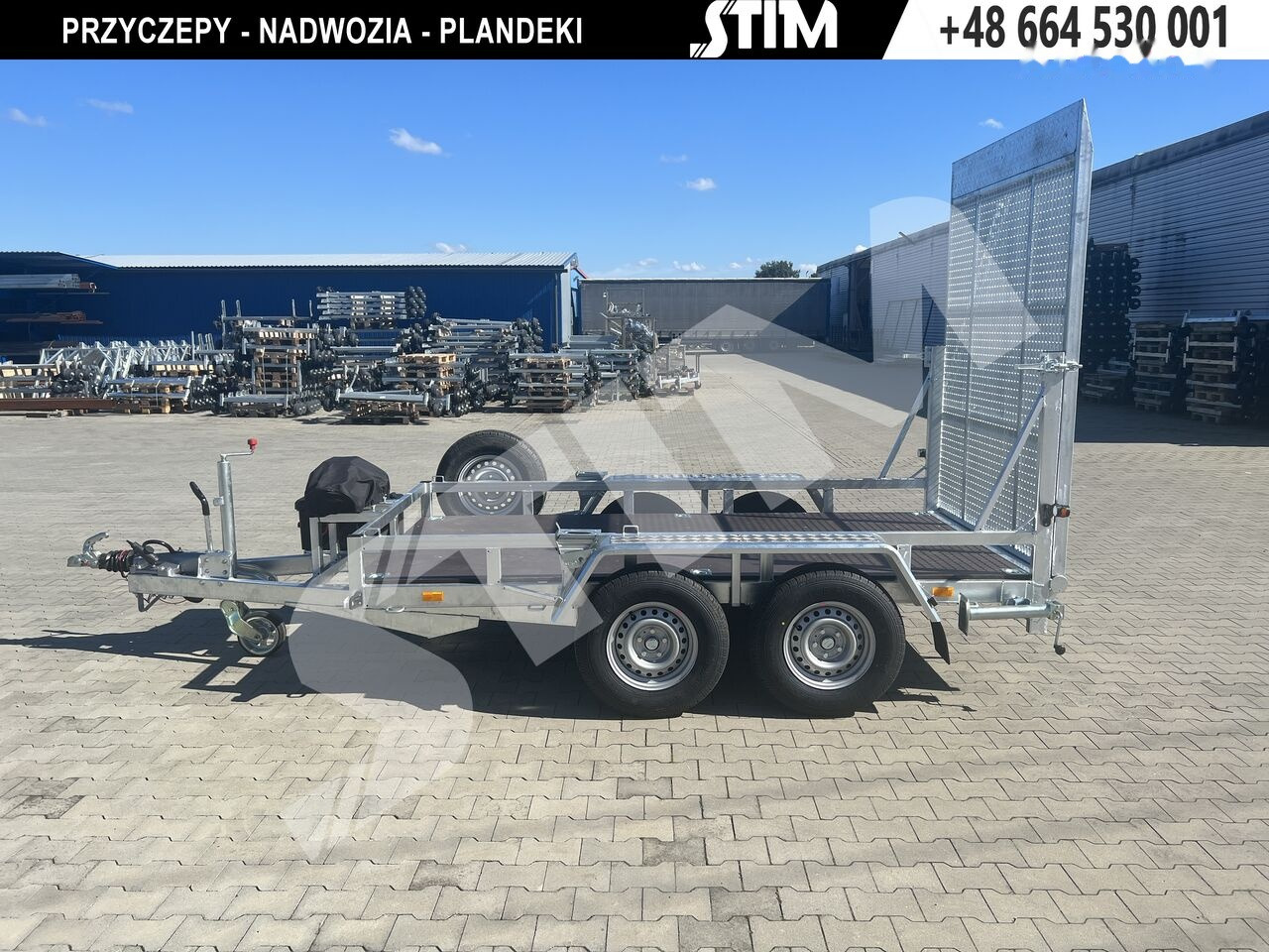 Stim S22/KP-KN/30-35 + wciągarka elektryczna - Rimorchio trasporto macchine operatrici: foto 2 Stim S22/KP-KN/30-35 + wciągarka elektryczna - Rimorchio trasporto macchine operatrici: foto 2