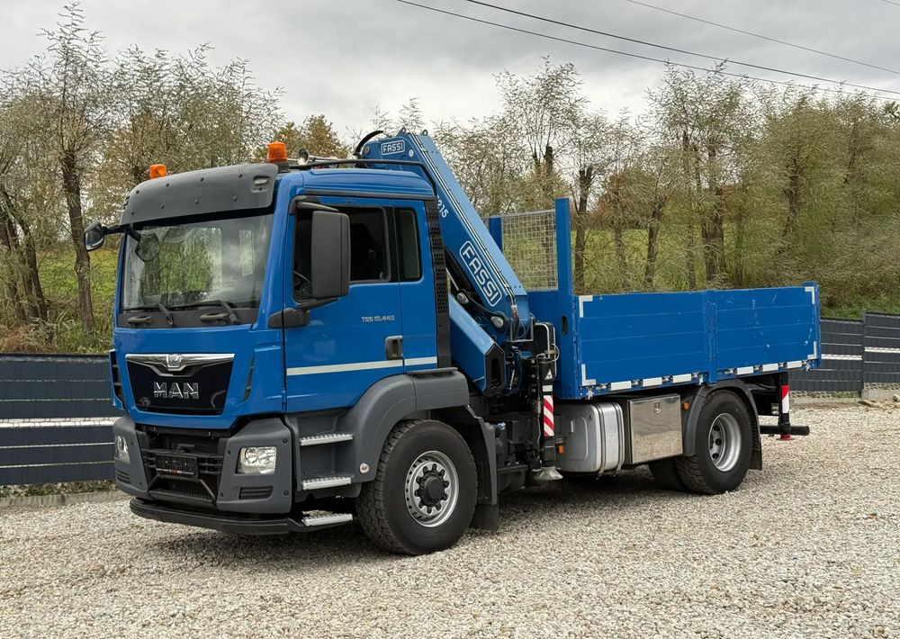 MAN * MAN 18.440 TGS * 4x4 * HDS Fassi F215 * Sprowadzony * 95 000 KM ! * Stan Jak Nowy - Autocarro con pianale/ Cassone fisso, Camion con gru: foto 2 MAN * MAN 18.440 TGS * 4x4 * HDS Fassi F215 * Sprowadzony * 95 000 KM ! * Stan Jak Nowy - Autocarro con pianale/ Cassone fisso, Camion con gru: foto 2