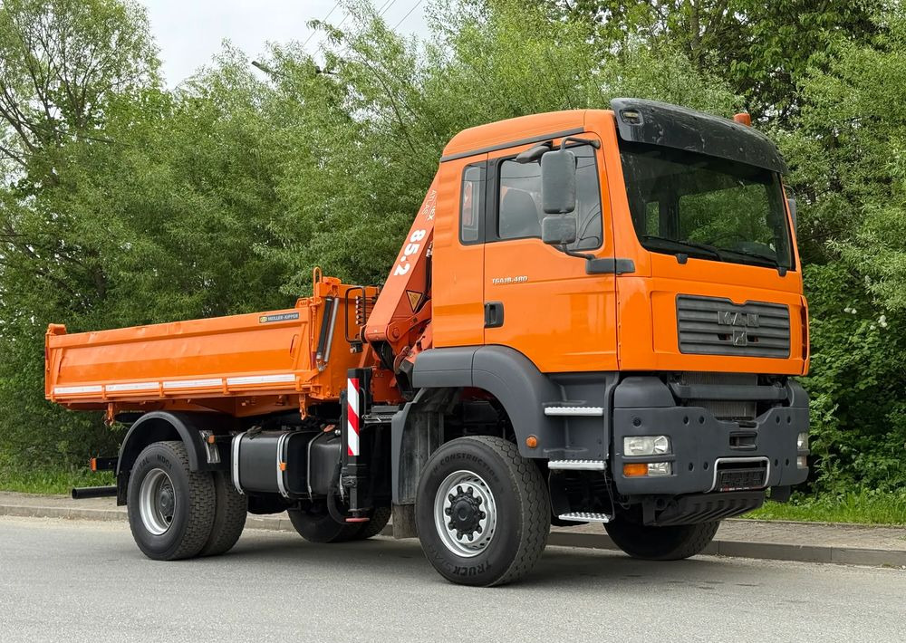 MAN * MAN 18 480 * KIPER WYWROTKA * 4x4 * HDS ATLAS 85* STAN BARDZO DOBRY * Sprowadzony - Autocarro ribaltabile: foto 2 MAN * MAN 18 480 * KIPER WYWROTKA * 4x4 * HDS ATLAS 85* STAN BARDZO DOBRY * Sprowadzony - Autocarro ribaltabile: foto 2