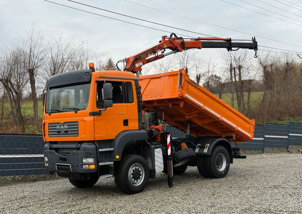 MAN * MAN 18 480 * KIPER WYWROTKA * 4x4 * HDS ATLAS 85* STAN BARDZO DOBRY * Sprowadzony - Autocarro ribaltabile: foto 1 MAN * MAN 18 480 * KIPER WYWROTKA * 4x4 * HDS ATLAS 85* STAN BARDZO DOBRY * Sprowadzony - Autocarro ribaltabile: foto 1