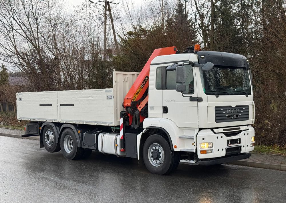 MAN * TGA 26-440 * 4x6 Hydrodrive * HDS Palfinger PK 20002 * Bardzo Dobry Stan - Autocarro con pianale/ Cassone fisso, Camion con gru: foto 3 MAN * TGA 26-440 * 4x6 Hydrodrive * HDS Palfinger PK 20002 * Bardzo Dobry Stan - Autocarro con pianale/ Cassone fisso, Camion con gru: foto 3