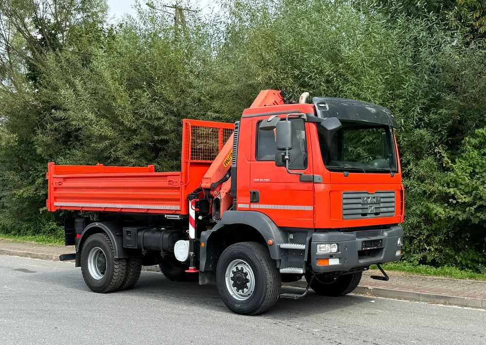 MAN * TGM 18-280 MAN 4x4 HDS Palfinger PK10500 * Kiper Wywrotka * Bardzo Dobry Stan - Autocarro ribaltabile: foto 2 MAN * TGM 18-280 MAN 4x4 HDS Palfinger PK10500 * Kiper Wywrotka * Bardzo Dobry Stan - Autocarro ribaltabile: foto 2