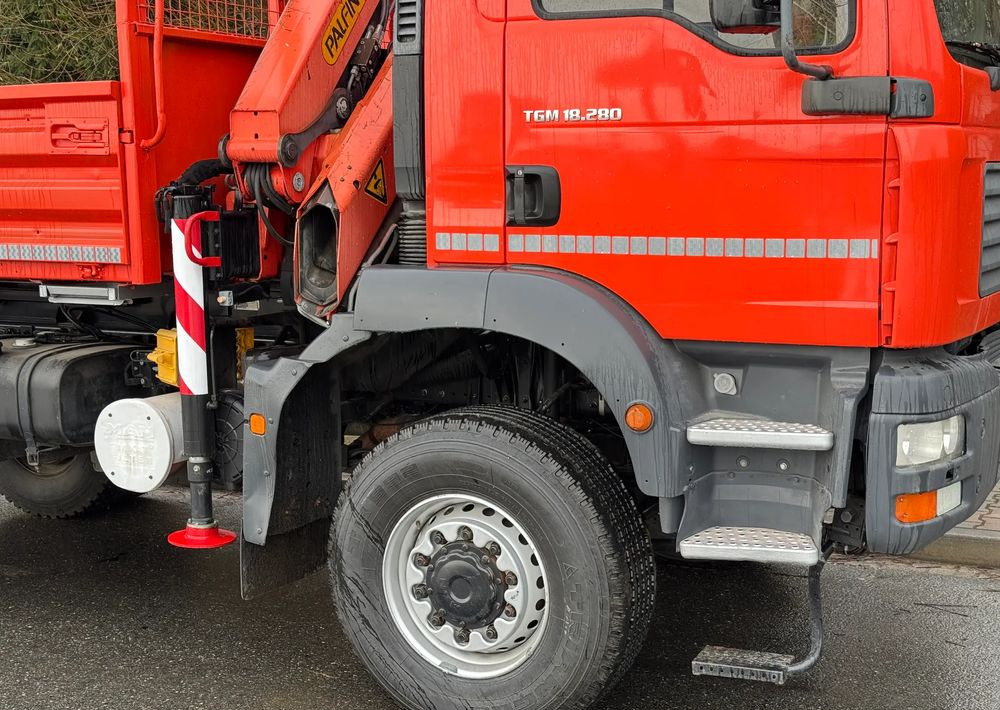 MAN * TGM 18-280 MAN 4x4 HDS Palfinger PK10500 * Kiper Wywrotka * Bardzo Dobry Stan - Autocarro ribaltabile: foto 5 MAN * TGM 18-280 MAN 4x4 HDS Palfinger PK10500 * Kiper Wywrotka * Bardzo Dobry Stan - Autocarro ribaltabile: foto 5