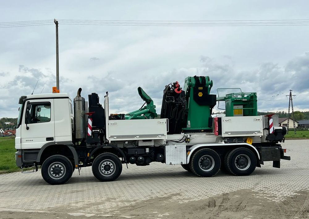 Mercedes-Benz * HDS Palfinger 150002 + FLY JIB PJ 170 * Mercedes Actros 8x6 * Dźwig * 40 TON * Wyciągarka * 35 Metrów * Kosz * - Camion con gru: foto 3 Mercedes-Benz * HDS Palfinger 150002 + FLY JIB PJ 170 * Mercedes Actros 8x6 * Dźwig * 40 TON * Wyciągarka * 35 Metrów * Kosz * - Camion con gru: foto 3