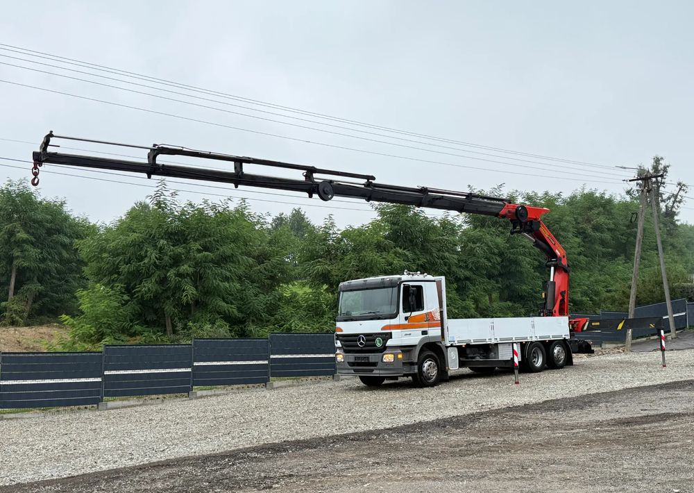 Mercedes-Benz * Mercedes Actros * KRAN HDS Palfinger PK 44002 Performance * Sprowadzony * Stan Perfekcyjny * - Autocarro con pianale/ Cassone fisso, Camion con gru: foto 1 Mercedes-Benz * Mercedes Actros * KRAN HDS Palfinger PK 44002 Performance * Sprowadzony * Stan Perfekcyjny * - Autocarro con pianale/ Cassone fisso, Camion con gru: foto 1