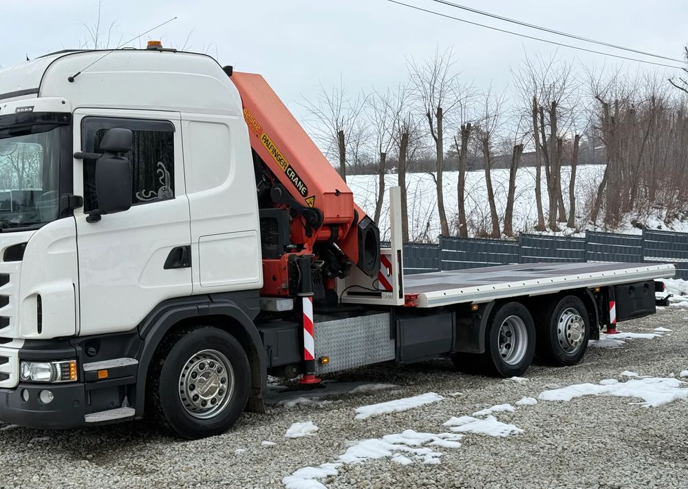 Scania * SCANIA G400 * HDS Palfinger Kran PK 42500 * 3 Osie * Sprowadzona * Bardzo Dobry Stan * - Autocarro con pianale/ Cassone fisso, Camion con gru: foto 5 Scania * SCANIA G400 * HDS Palfinger Kran PK 42500 * 3 Osie * Sprowadzona * Bardzo Dobry Stan * - Autocarro con pianale/ Cassone fisso, Camion con gru: foto 5
