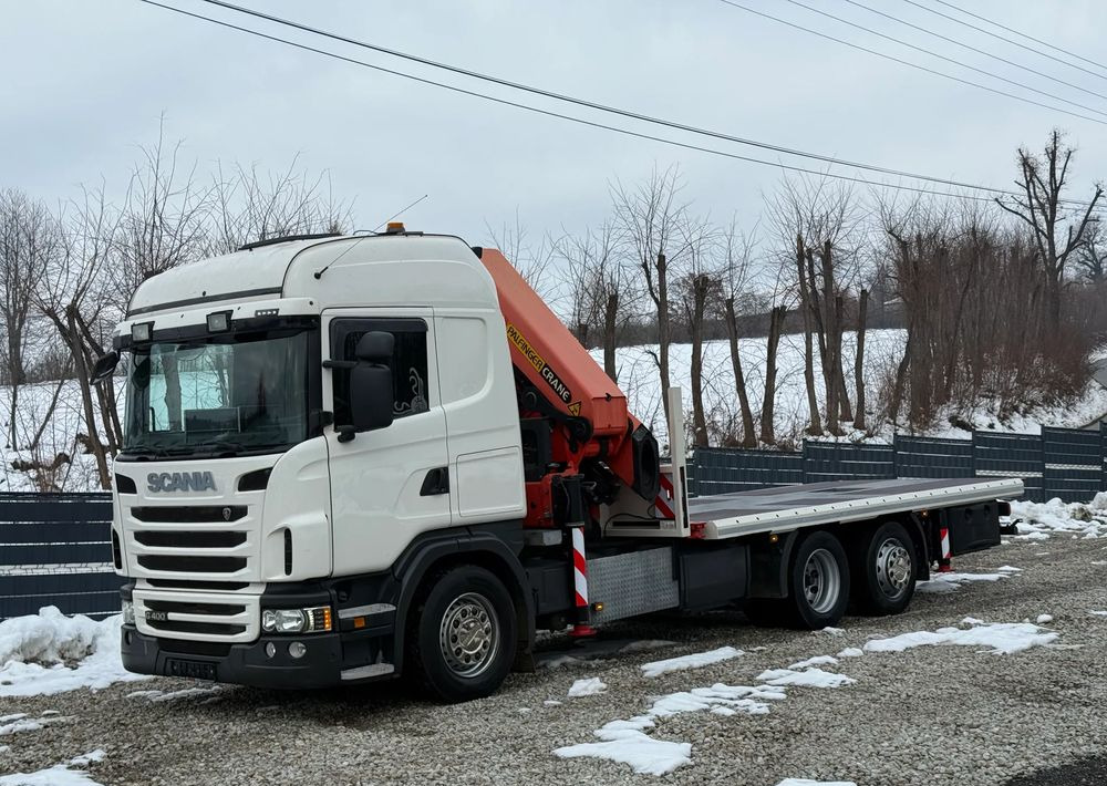 Scania * SCANIA G400 * HDS Palfinger Kran PK 42500 * 3 Osie * Sprowadzona * Bardzo Dobry Stan * - Autocarro con pianale/ Cassone fisso, Camion con gru: foto 2 Scania * SCANIA G400 * HDS Palfinger Kran PK 42500 * 3 Osie * Sprowadzona * Bardzo Dobry Stan * - Autocarro con pianale/ Cassone fisso, Camion con gru: foto 2