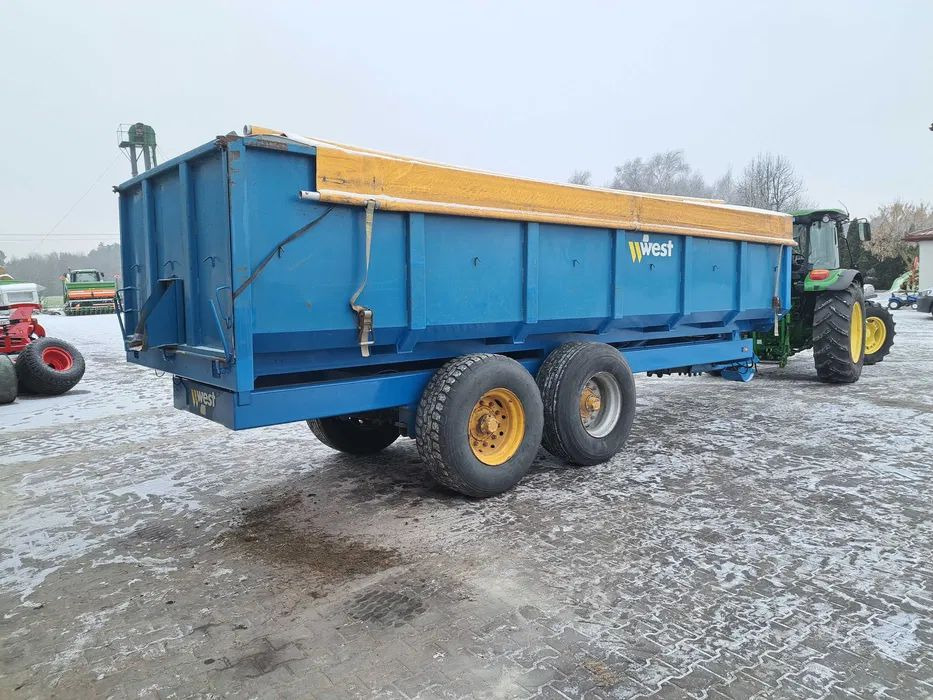 Przyczepa skorupowa WEST 14 ton - Rimorchio agricolo: foto 3 Przyczepa skorupowa WEST 14 ton - Rimorchio agricolo: foto 3