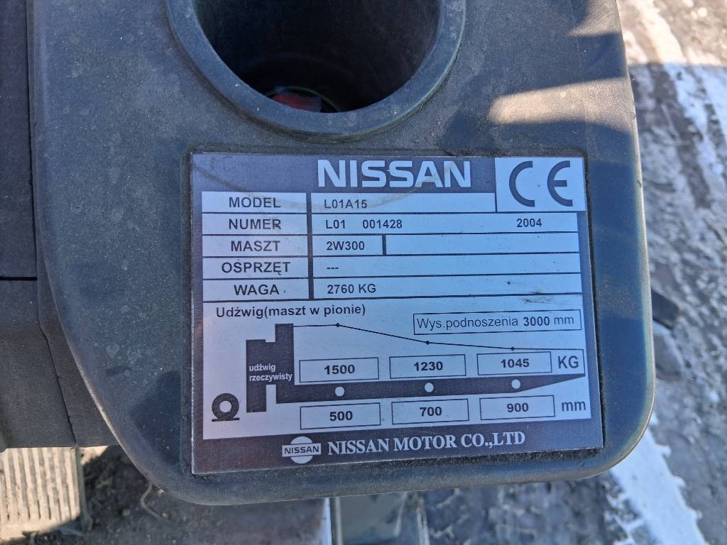 Nissan L01A15 - Carrello elevatore a gas: foto 3 Nissan L01A15 - Carrello elevatore a gas: foto 3